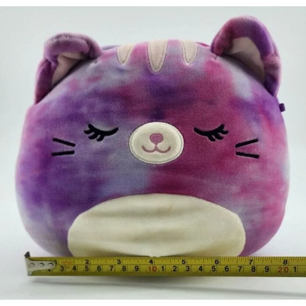 Caeli the Cat‎ Squishmallow Purple Pink Tie Dye 7